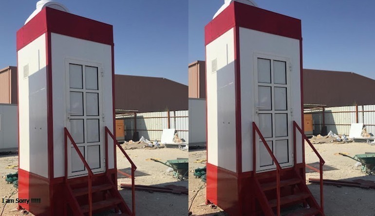 Premium Toilet Cabin - Modern Design