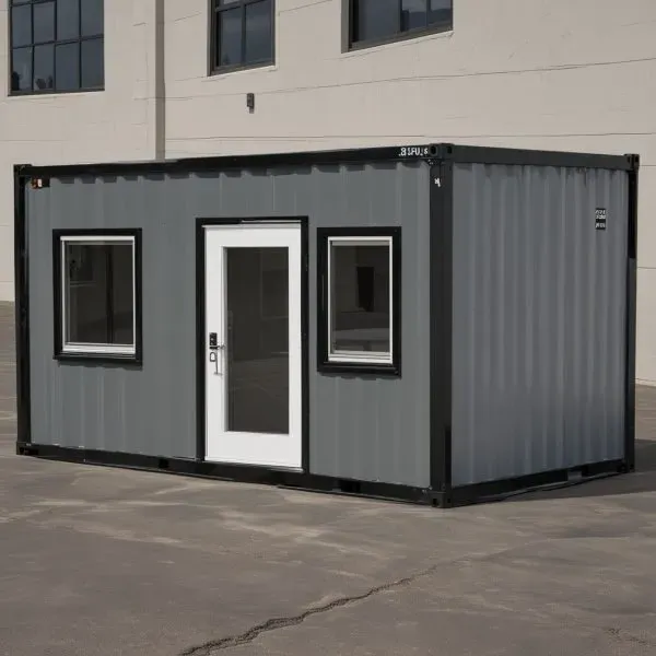 Dark Grey Office Cabin