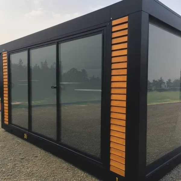 Black Wood Office Cabin